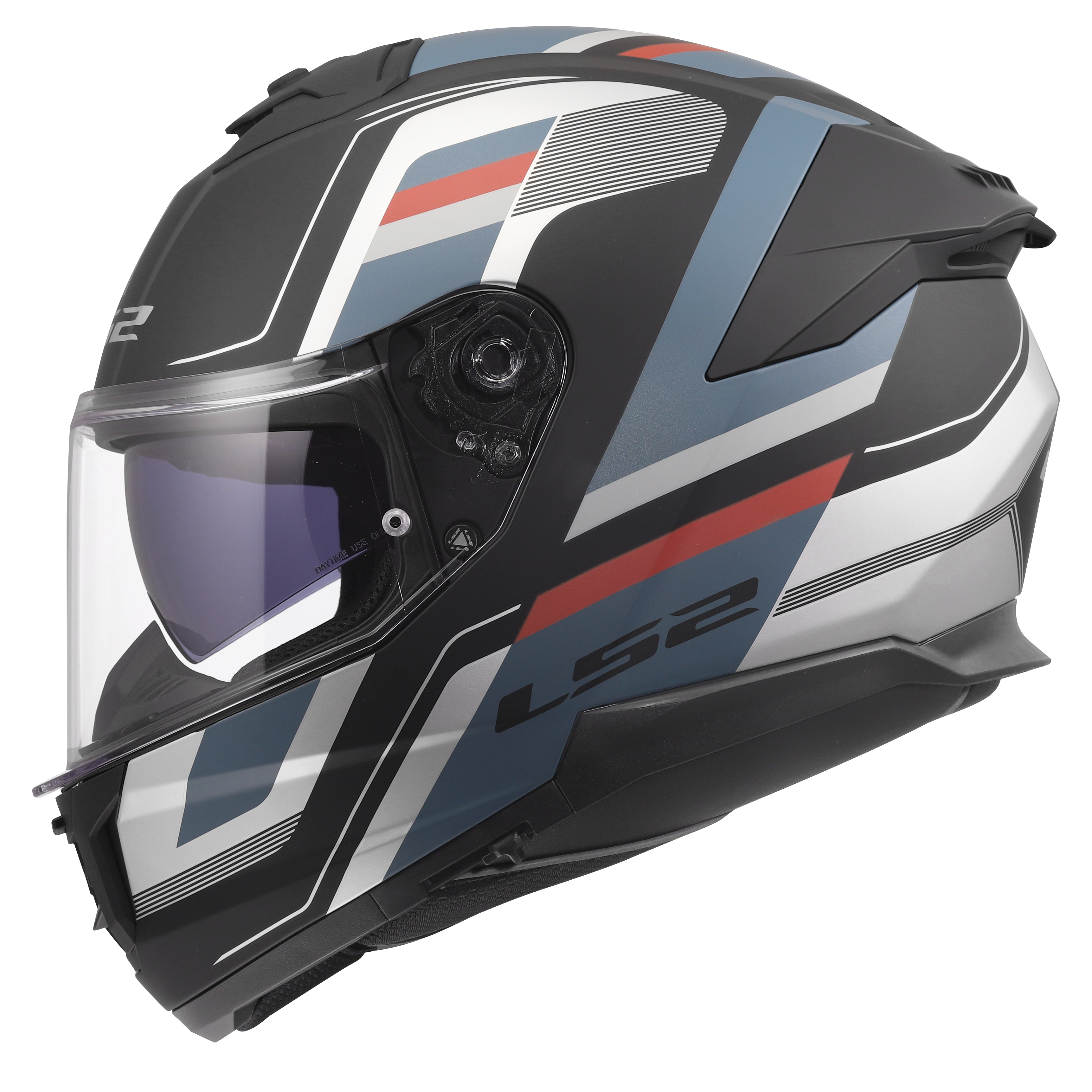 LS2 FF808 STREAM II  VINTAGE MATT BLACK PETROL (4)